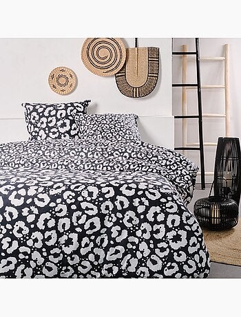 Parure de lit imprimé animalier coton SUNSHINE LISON