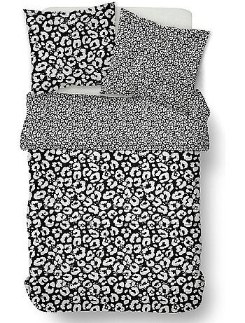 Parure de lit imprimé animalier coton SUNSHINE LISON