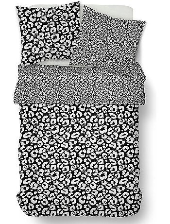 Parure de lit imprimé animalier coton SUNSHINE LISON