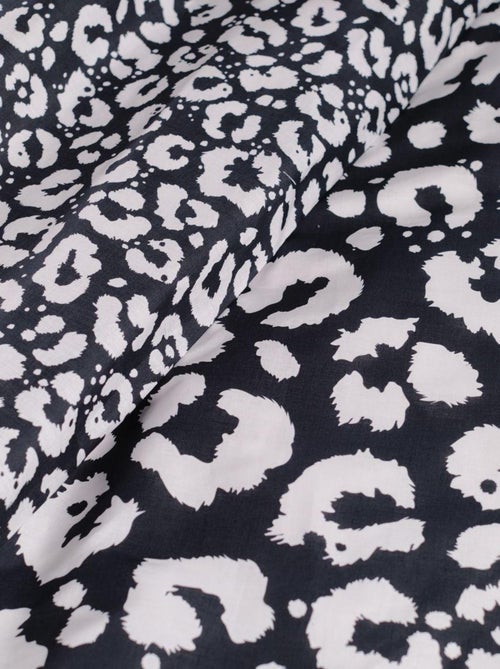 Parure de lit imprimé animalier coton SUNSHINE LISON - Kiabi