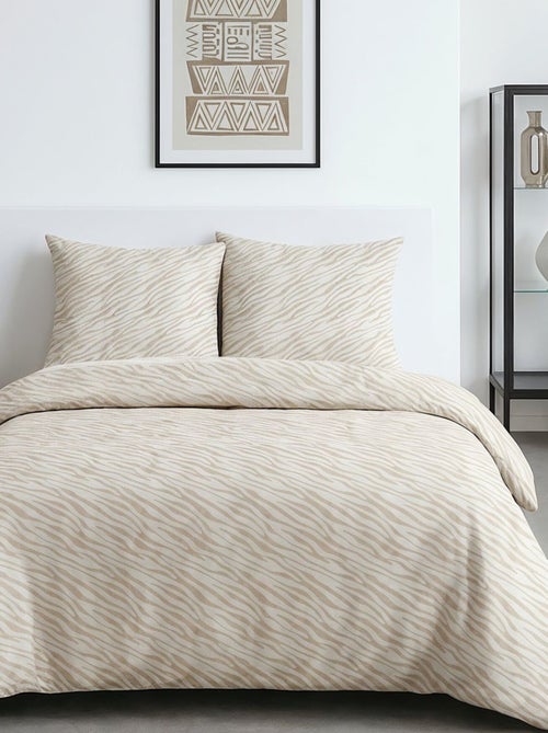 Parure de lit imprimé Animalier CRAZY NAOMIE - Kiabi Parure de lit imprimé Animalier CRAZY NAOMIE - Kiabi