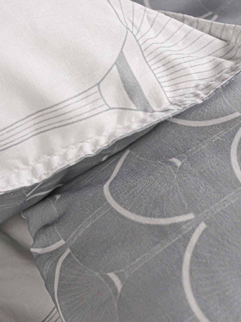 Parure de lit imprimé art déco Gris - Kiabi