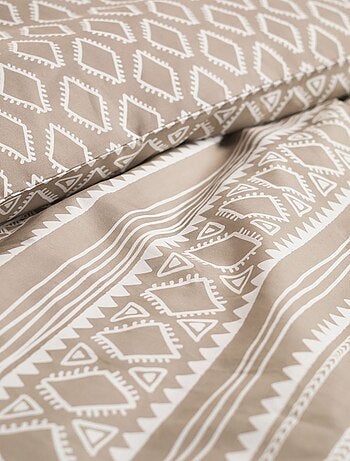 Parure de lit imprimé Ethnique coton FLANELLE