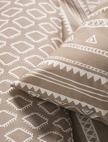 Parure de lit imprimé Ethnique coton FLANELLE