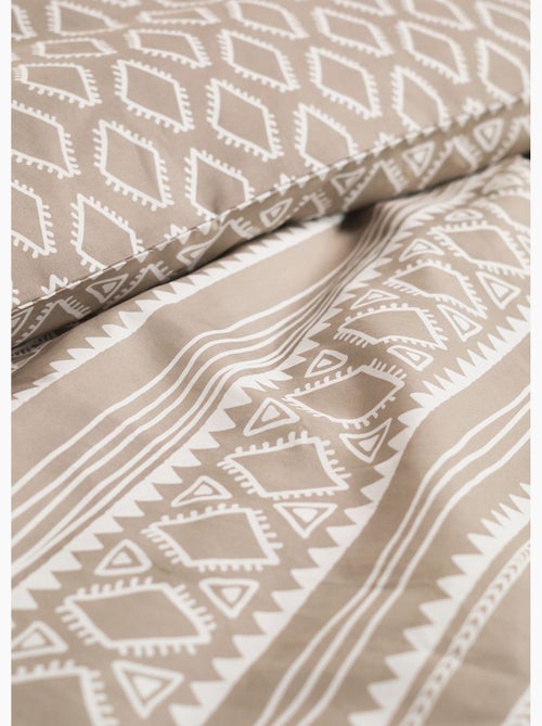 Parure de lit imprimé Ethnique coton FLANELLE - Kiabi