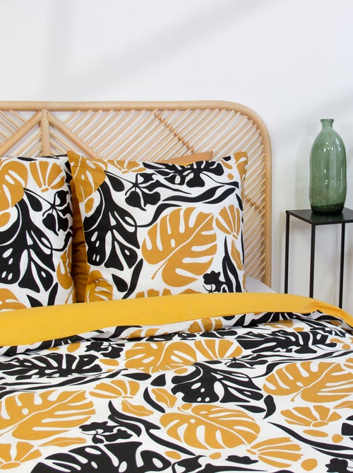 Parure de lit imprimé fleurs - 2 personnes - Kiabi