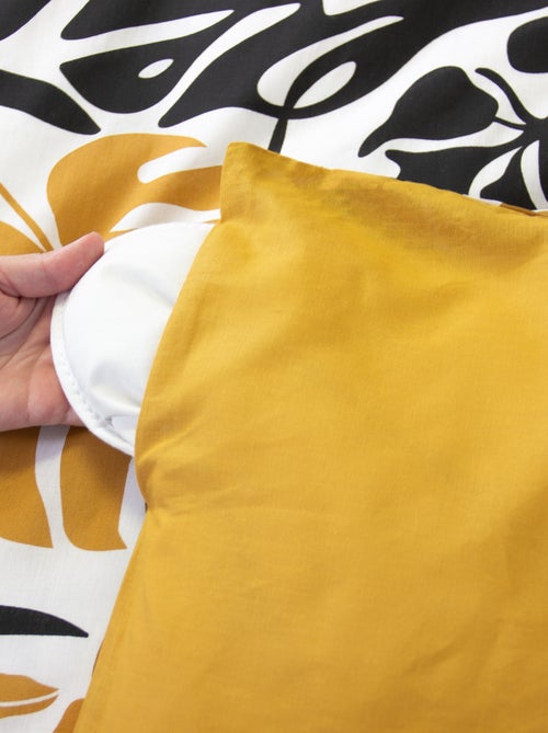 Parure de lit imprimé fleurs - 2 personnes - Kiabi