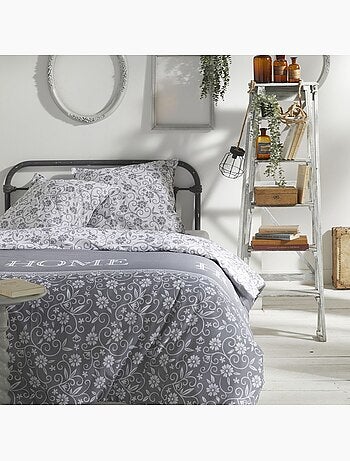 Parure de lit imprimé floral coton CHARME