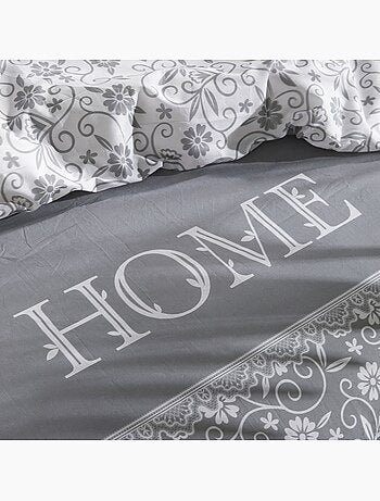 Parure de lit imprimé floral coton CHARME