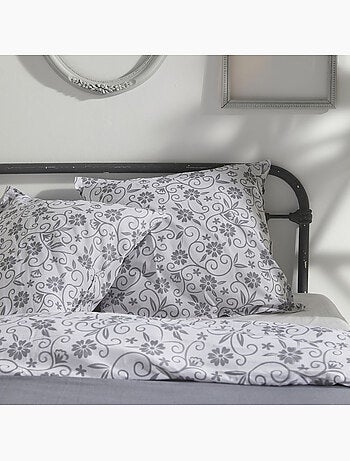 Parure de lit imprimé floral coton CHARME