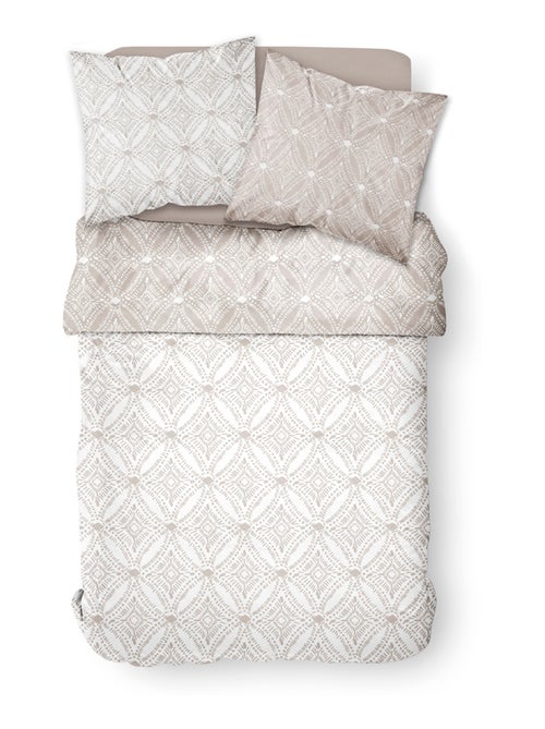 Parure de lit imprimé Floral coton FLANELLE - Kiabi