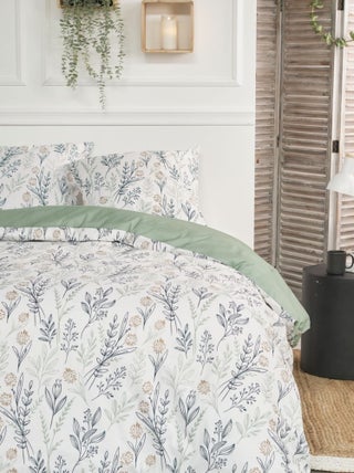 Parure de lit imprimé Floral coton FLANELLE