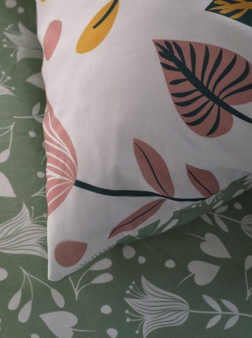 Parure de lit imprimé Floral coton FLANELLE - Kiabi