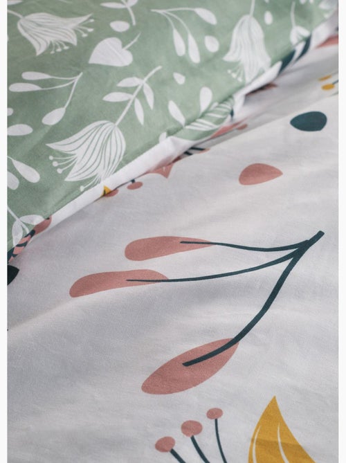 Parure de lit imprimé Floral coton FLANELLE - Kiabi