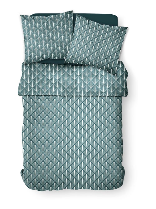 Parure de lit imprimé Floral coton FLANELLE - Kiabi