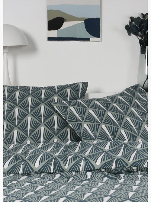 Parure de lit imprimé Floral coton FLANELLE - Kiabi