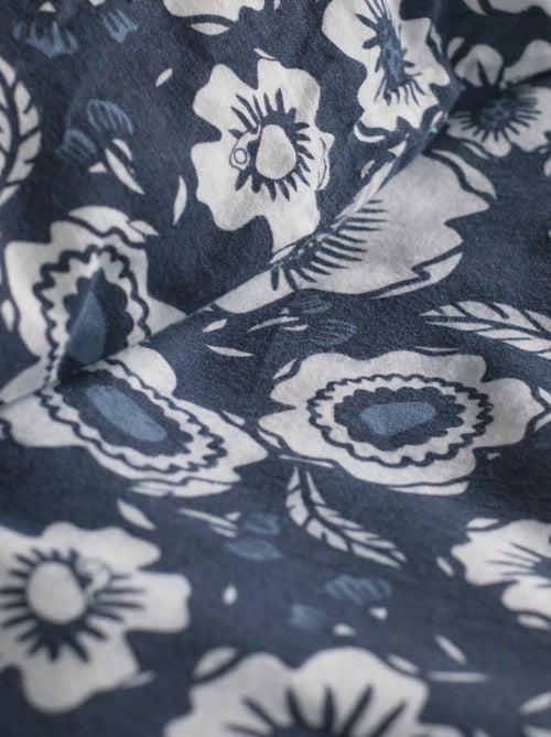 Parure de lit imprimé Floral coton FLANELLE - Kiabi