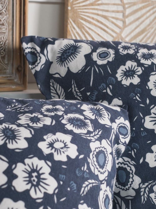 Parure de lit imprimé Floral coton FLANELLE - Kiabi