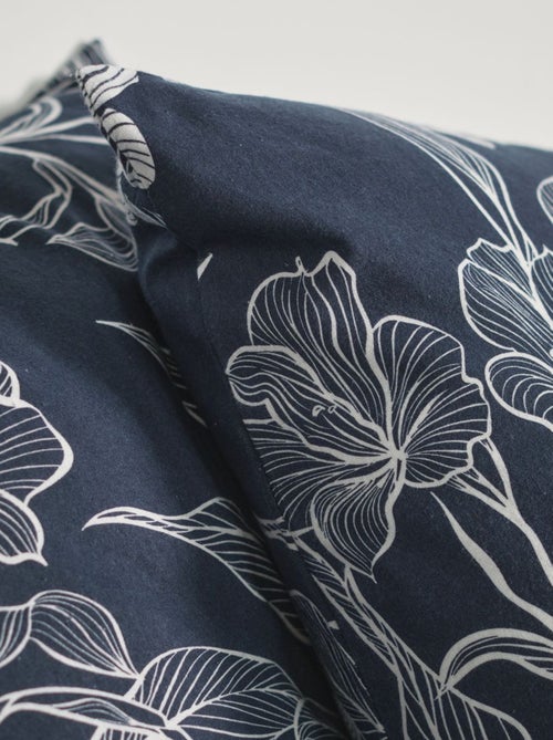 Parure de lit imprimé Floral coton FLANELLE - Kiabi
