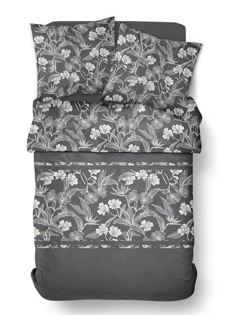 Parure de lit imprimé Floral coton FLANELLE - Kiabi