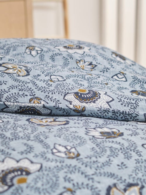 Parure de lit imprimé Floral coton FLANELLE - Kiabi Parure de lit imprimé Floral coton FLANELLE - Kiabi