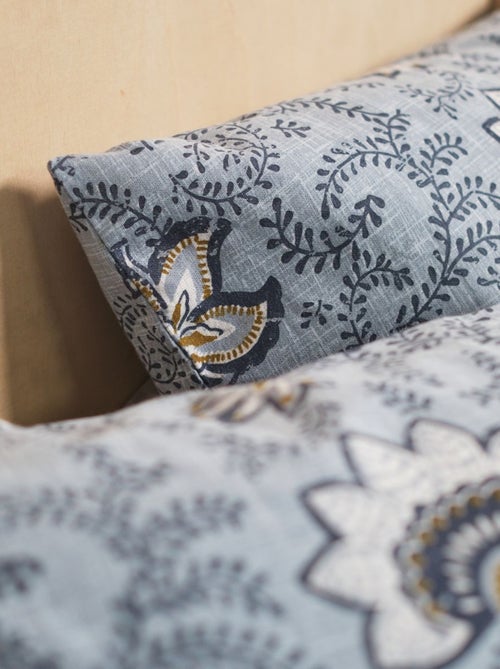 Parure de lit imprimé Floral coton FLANELLE - Kiabi Parure de lit imprimé Floral coton FLANELLE - Kiabi