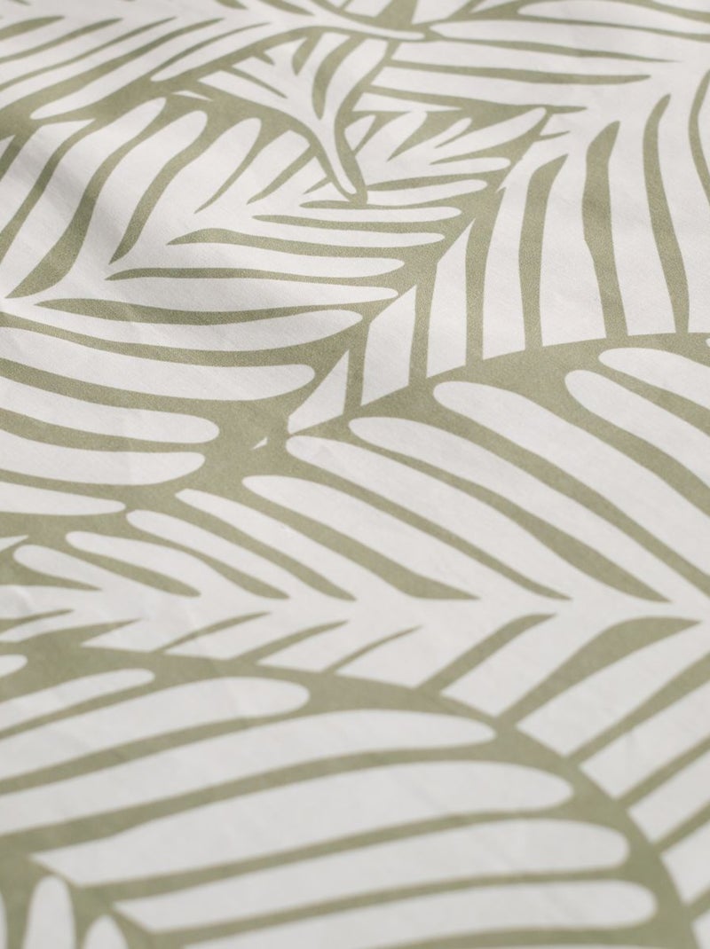 Parure de lit imprimé Floral coton FLANELLE Vert - Kiabi