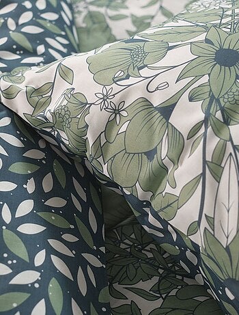 Parure de lit imprimé Floral coton FLANELLE