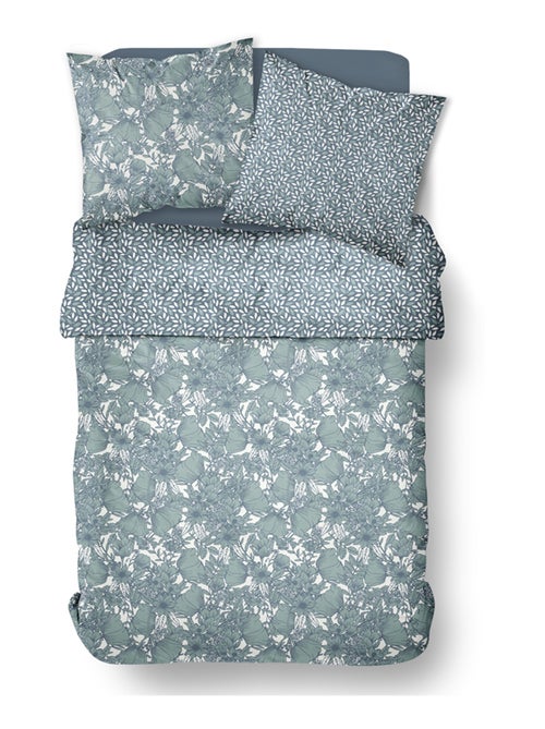Parure de lit imprimé Floral coton FLANELLE - Kiabi