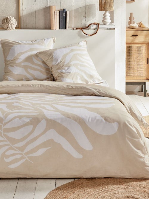 Parure de lit imprimé floral coton SEA SIDE - Kiabi