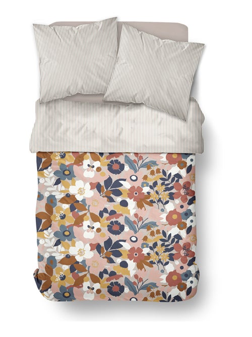 Parure de lit imprimé Floral coton SUNSHINE ADELE - Kiabi Parure de lit imprimé Floral coton SUNSHINE ADELE - Kiabi