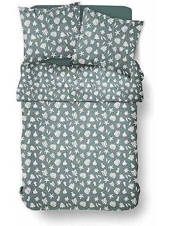 Parure de lit imprimé floral coton SUNSHINE AGATHE
