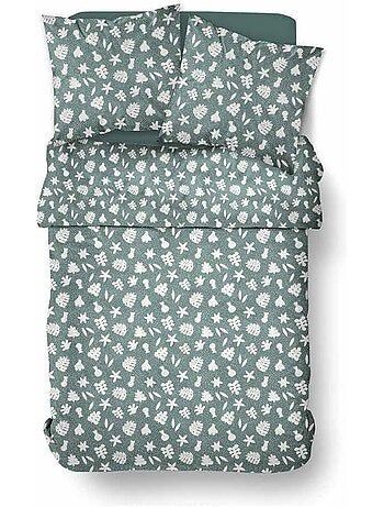 Parure de lit imprimé floral coton SUNSHINE AGATHE