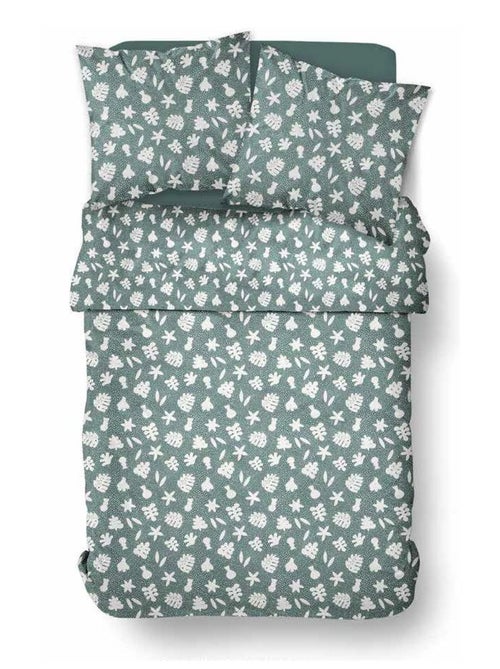 Parure de lit imprimé floral coton SUNSHINE AGATHE - Kiabi Parure de lit imprimé floral coton SUNSHINE AGATHE - Kiabi
