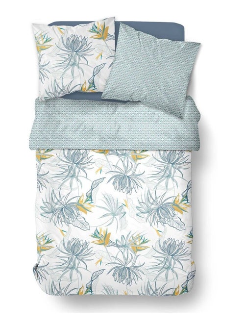 Parure de lit imprimé Floral coton SUNSHINE CHARLY - Kiabi
