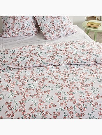 Parure de lit imprimé Floral coton SUNSHINE EDNA