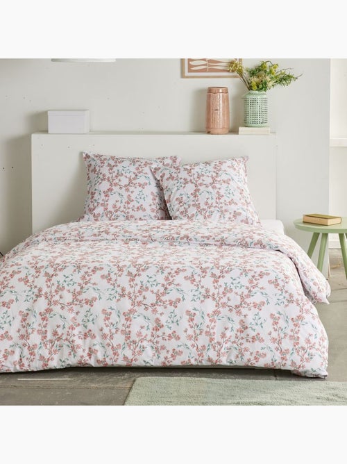 Parure de lit imprimé Floral coton SUNSHINE EDNA - Kiabi