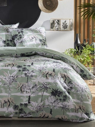 Parure de lit imprimé Floral Coton SUNSHINE ELENA