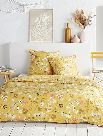 Parure de lit imprimé Floral coton SUNSHINE FAUSTINE