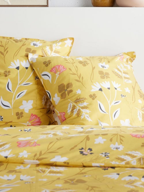 Parure de lit imprimé Floral coton SUNSHINE FAUSTINE - Kiabi