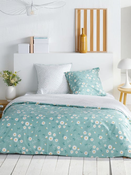 Parure de lit imprimé Floral coton SUNSHINE FELICY - Kiabi
