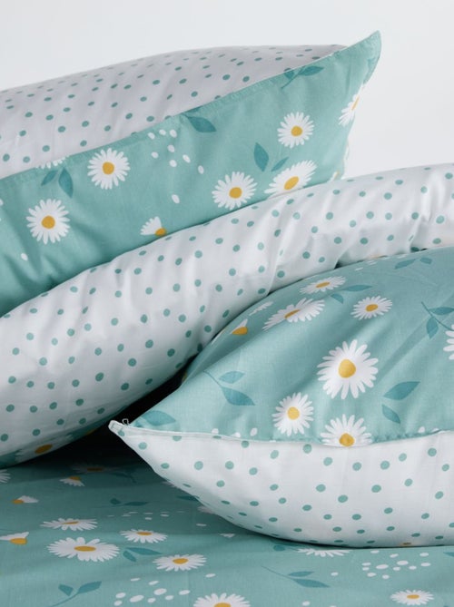 Parure de lit imprimé Floral coton SUNSHINE FELICY - Kiabi