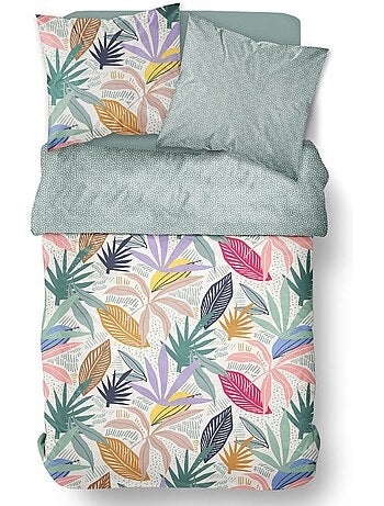 Parure de lit imprimé floral coton SUNSHINE FLORE