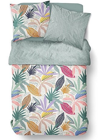 Parure de lit imprimé floral coton SUNSHINE FLORE
