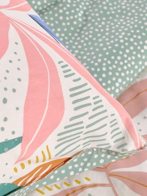 Parure de lit imprimé floral coton SUNSHINE FLORE - Kiabi Parure de lit imprimé floral coton SUNSHINE FLORE - Kiabi