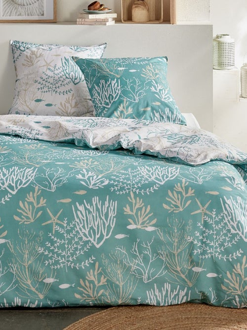 Parure de lit imprimé Floral coton SUNSHINE GAETAN - Kiabi