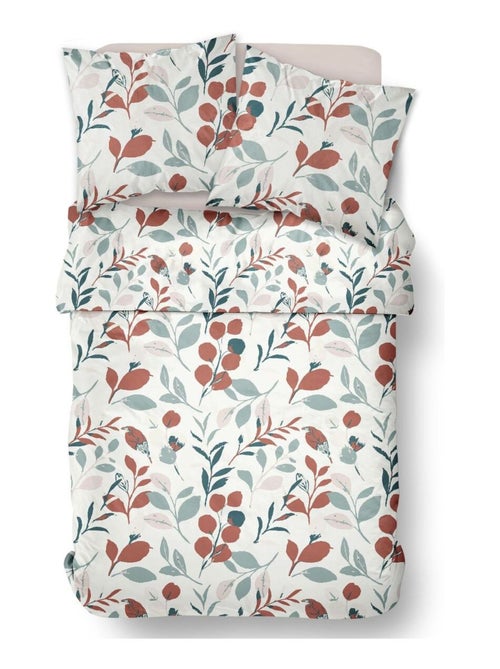 Parure de lit imprimé Floral coton SUNSHINE GALICE - Kiabi Parure de lit imprimé Floral coton SUNSHINE GALICE - Kiabi