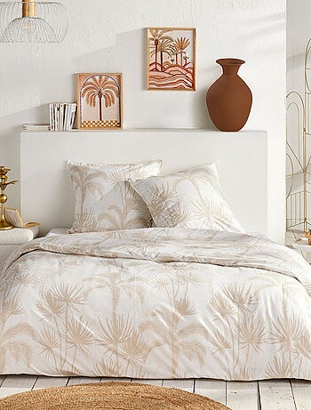 Parure de lit imprimé Floral coton SUNSHINE GANET