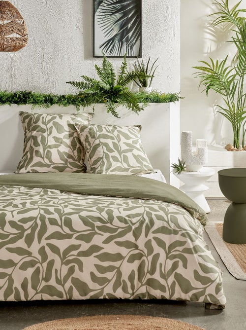 Parure de lit imprimé Floral coton SUNSHINE GARY - Kiabi