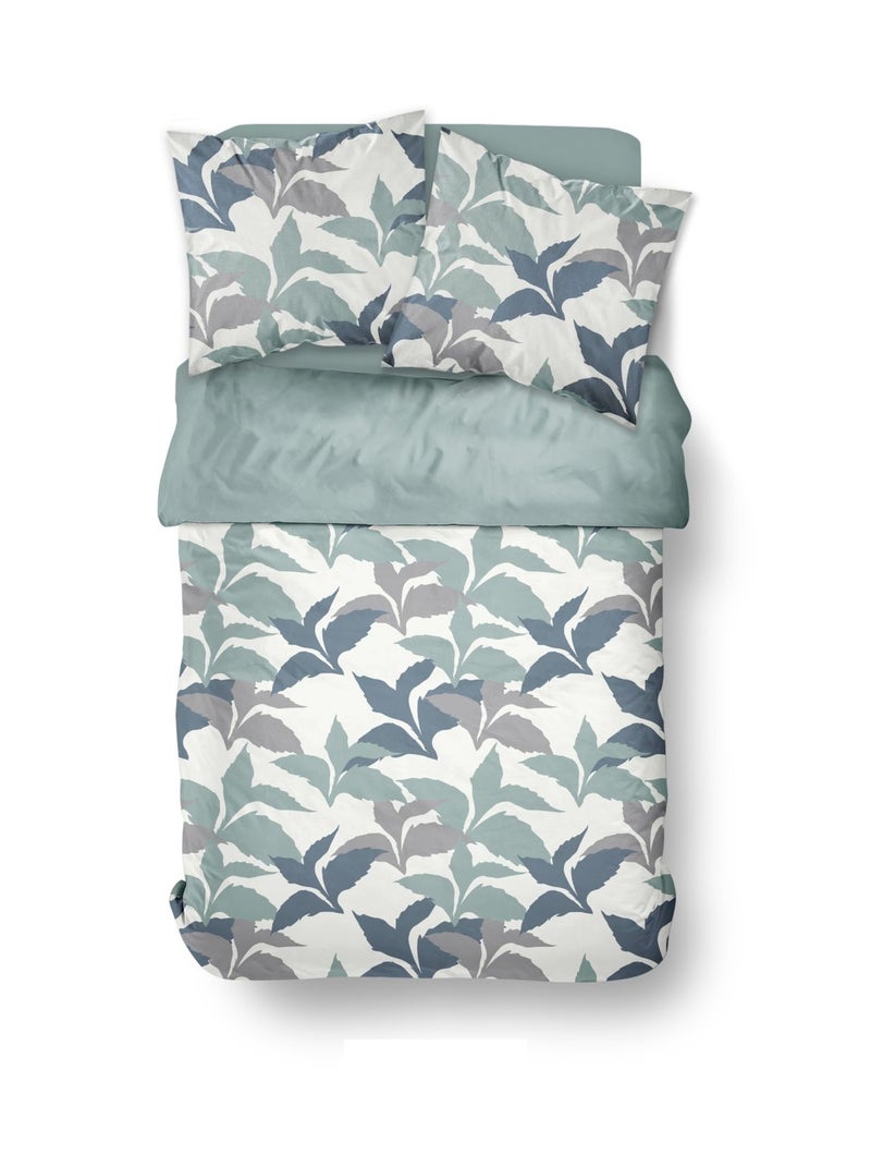 Parure de lit imprimé Floral Coton SUNSHINE GASTON Blanc - Kiabi